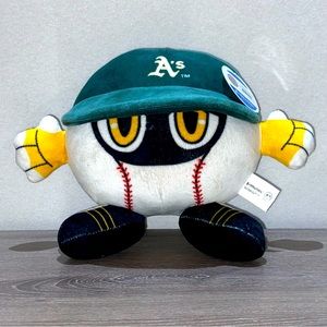 2017 RALLYMEN Oakland A’s Athletics Baseball Plush W/ Tags 11-12”